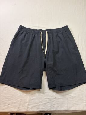 Fair Harbor Shorts Men’s XL Navy Elastic Waist Lined Stretch Performance